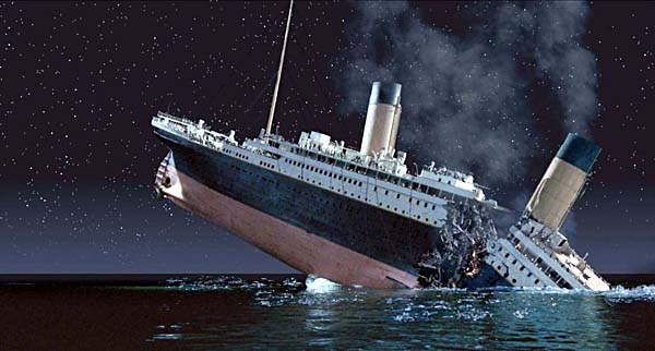 When Did Titanic Sink Icebergs Titanic Hitting Iceberg