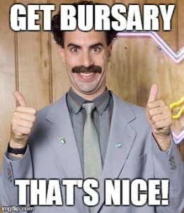 Algonquin College, Borat meme bursary announcement