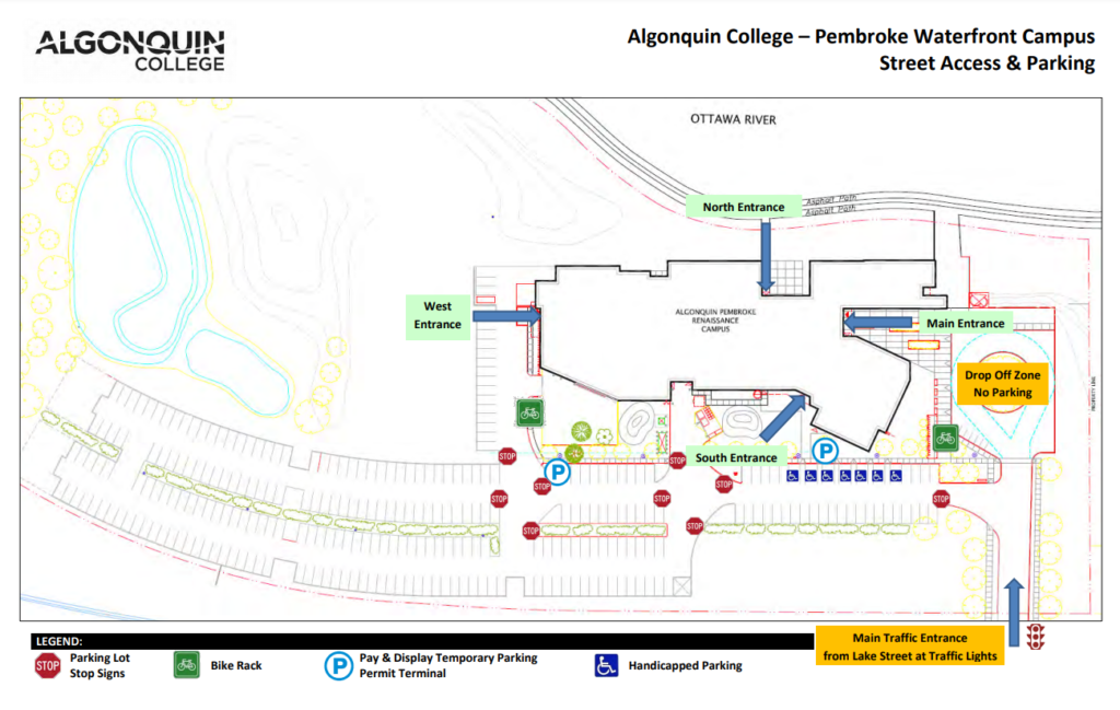 Parking Lot Map Pembroke Campus