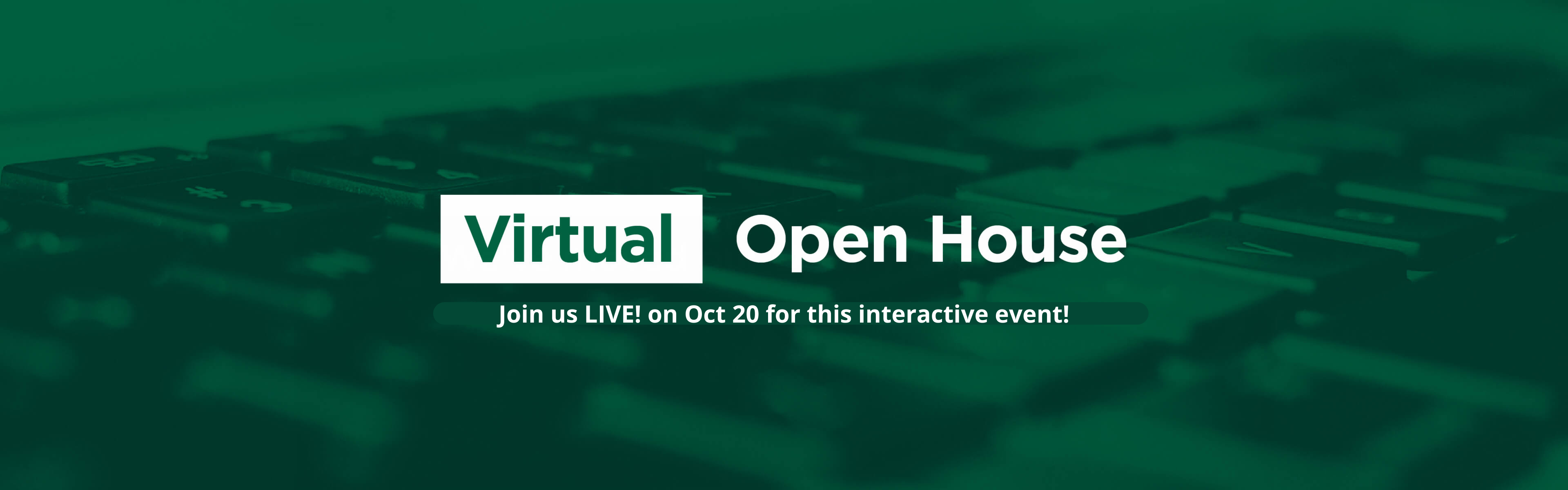 Algonquin College Pembroke Campus Virtual Open House on October 20th
