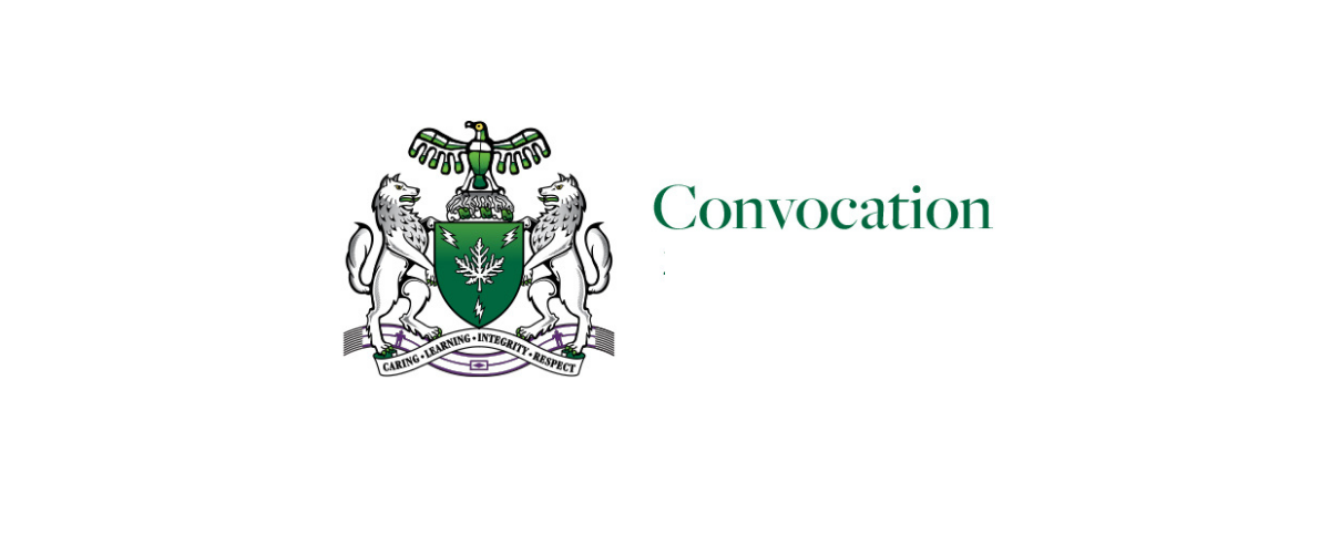 Algonquin College Convocation 2024 row ronica