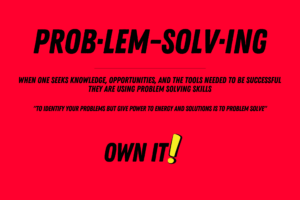 You can solve this problem. Own-it!