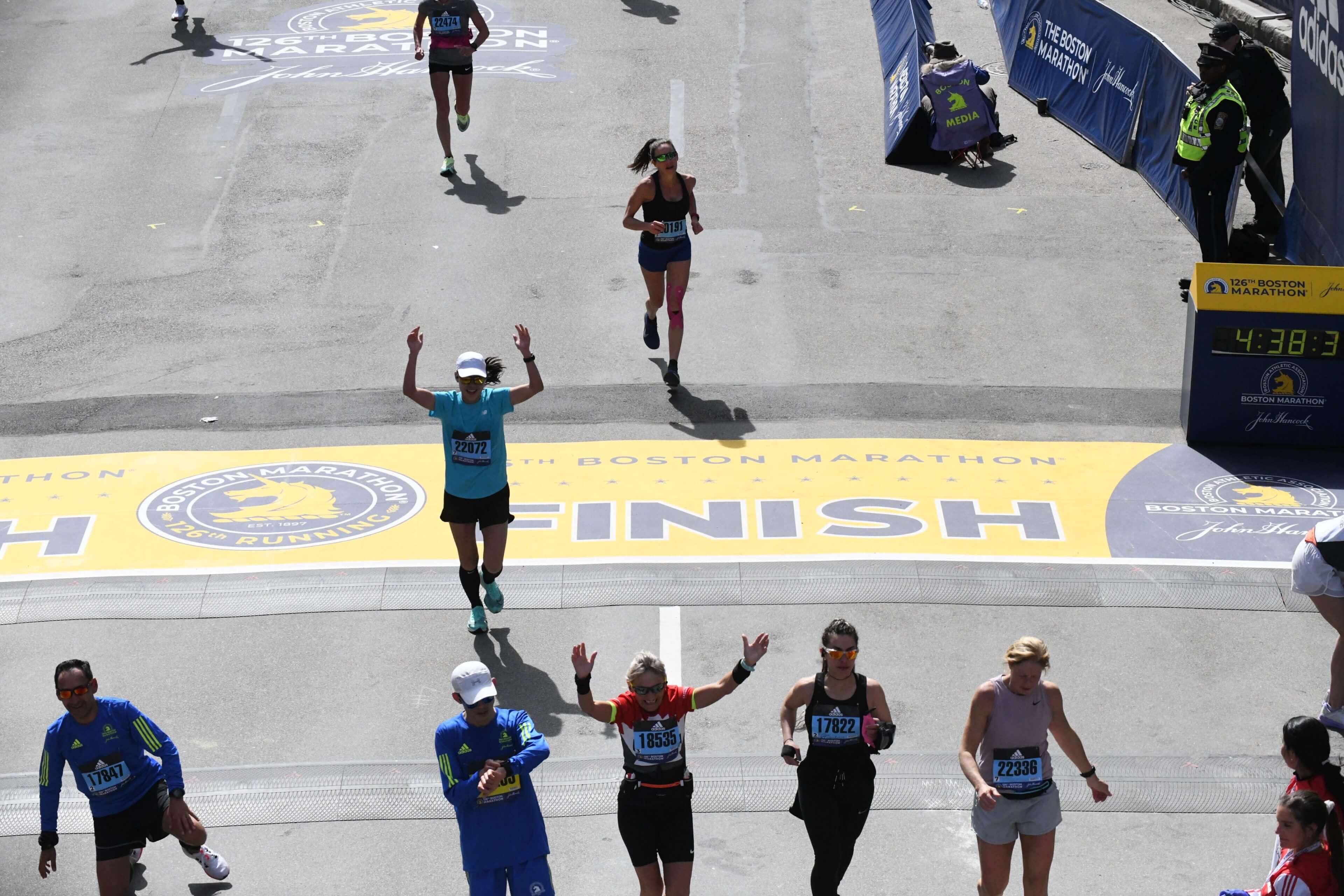 Track Boston Marathon Bib Number 2024 Haley Gabriela