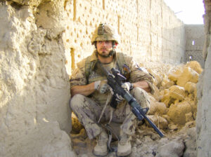 Master Corporal Scott Vernelli in Afghanistan