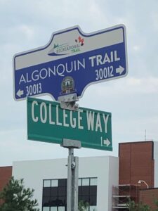 Algonquin Trail Sign
