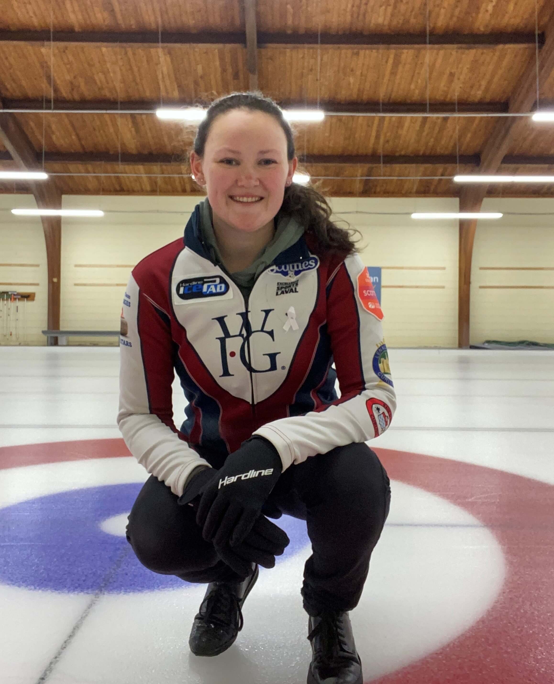 Kelly Middaugh At Pembroke Curling ClubODAN student2023 Pembroke Campus