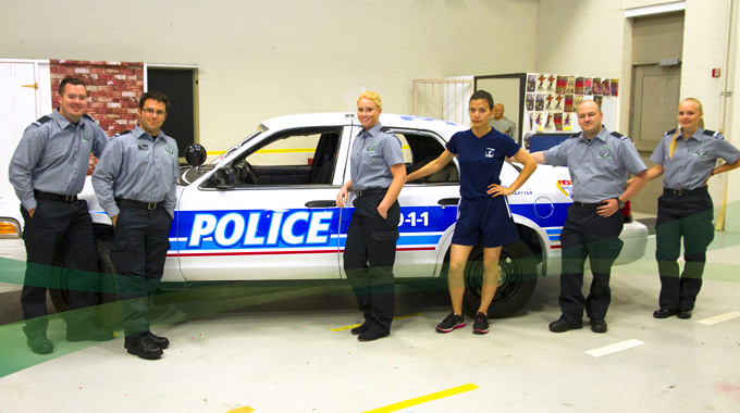 Police Foundations students