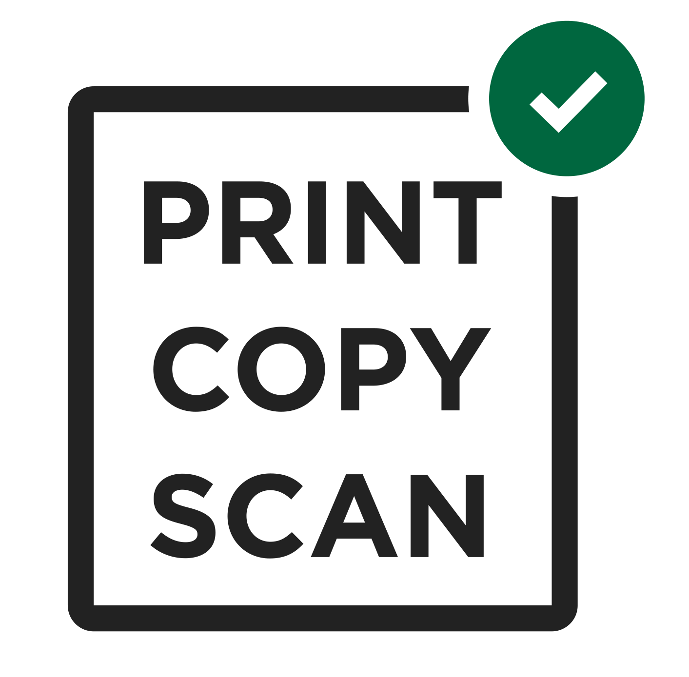 Konica Colour Print Copy Scan Icon The Print Shop