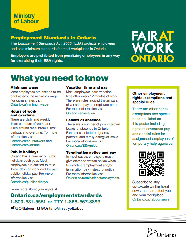 Fair work poster