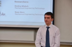 Dmitry Klischch, Mechanical Engineering Technology student
