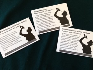 Water awareness campaign cards