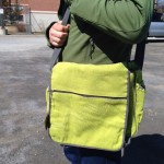 Onyx Green Messenger Bag is the prize for Earth Day student "retweets" from @ACSustainable
