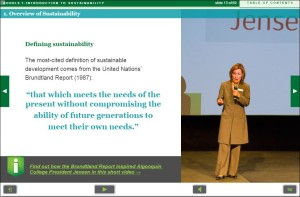 screen capture online learning President Jensen